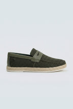 ND CITY™ Green Contrast Yacht Loafers