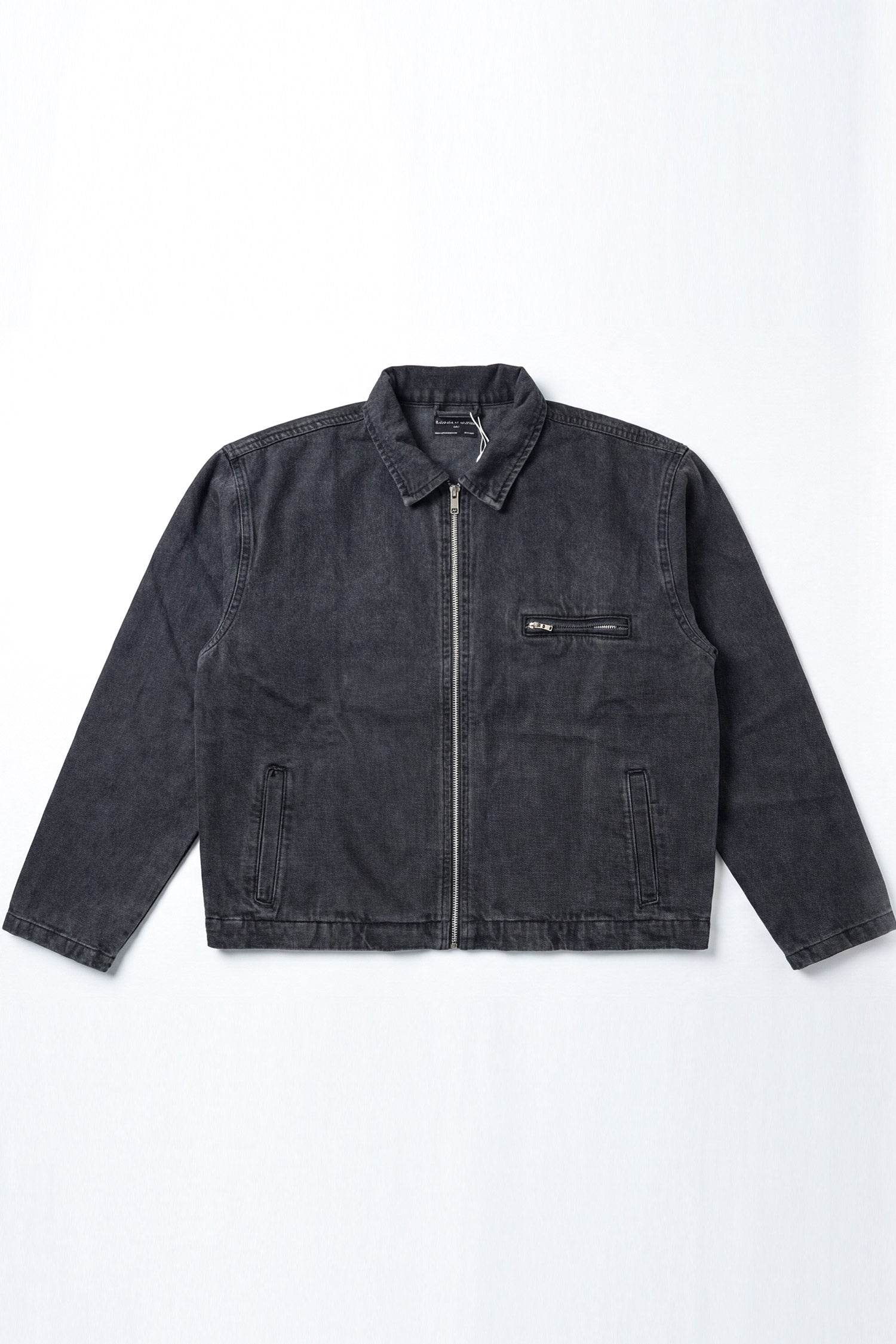 ND CITY™ Grey Mid Wash Relaxed Fit Denim Jacket